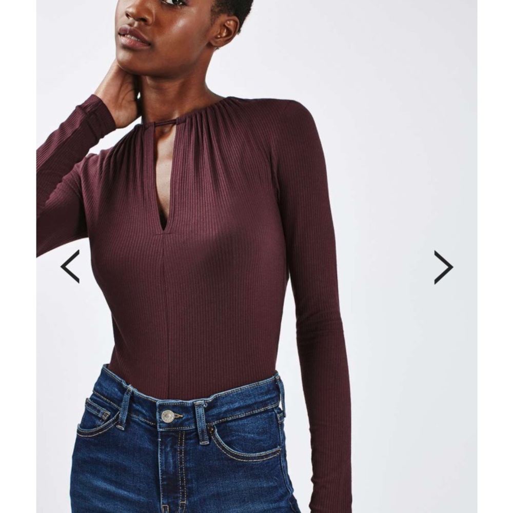 Topshop Long sleeve bodysuit